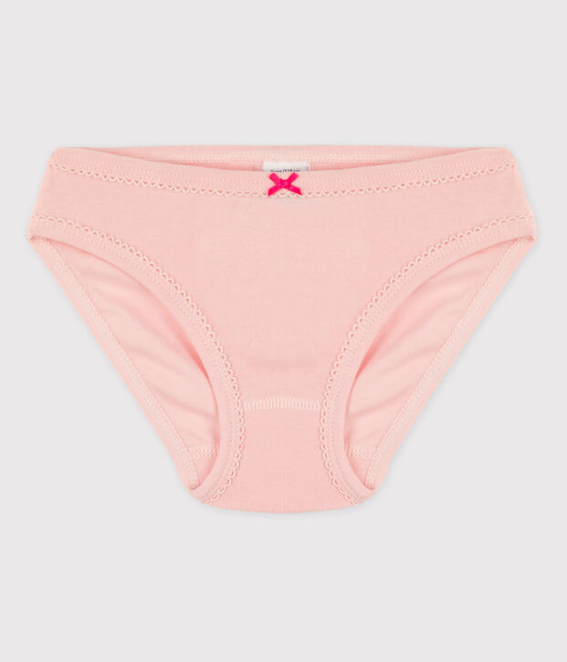 Katoenen meisjesslip roze