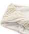 Meisjessnood in wolmix beige COQUILLE/geel DORE