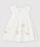 Robe de cérémonie avec du tulle brodé bébé fille blanc MARSHMALLOW/blanc MULTICO