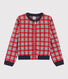 Geruite cardigan meisjes