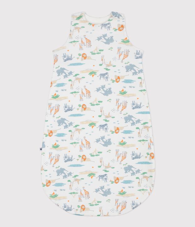 Gigoteuse b&eacute;b&eacute; en coton imprim&eacute; TOG 0,5 blanc/multicouleur