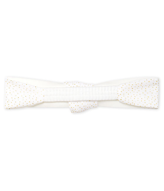 Bandeau enfant fille blanc MARSHMALLOW/rose COPPER