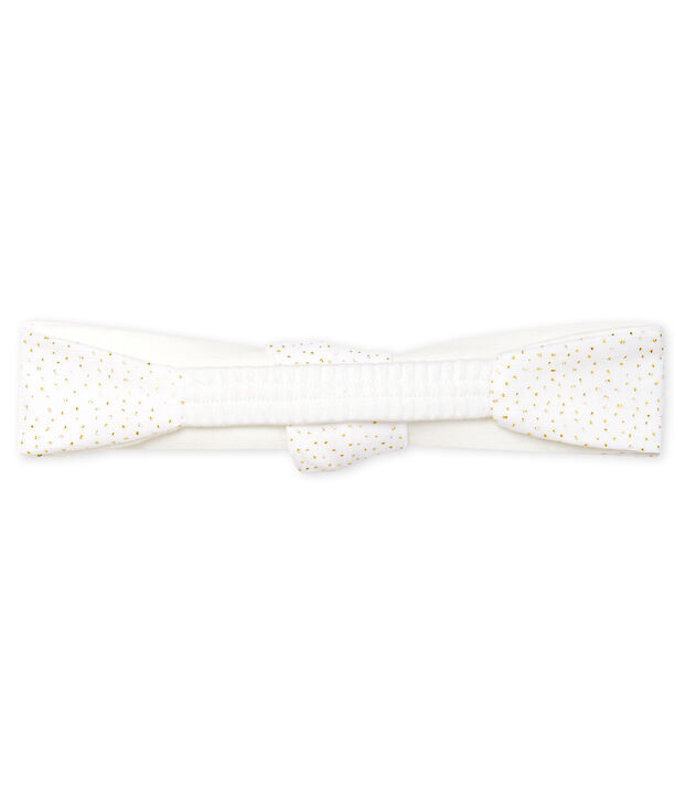 Haarband voor meisjes wit/roze