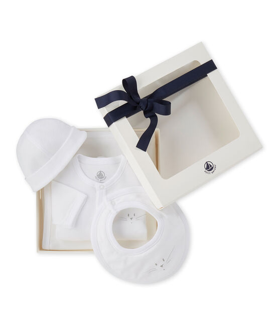 Uniseks geschenkset in 1x1 geribd katoen variante 1