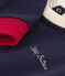Sweatshirt van molton voor baby's blauw SMOKING