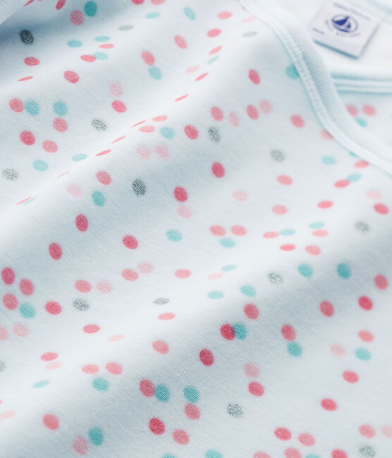Chemise de nuit fille en bouclette velours rose VIENNE/bleu BOCAL/ MULTICO