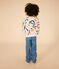 Sweatshirt imprimé en molleton léger enfant garçon blanc MARSHMALLOW/blanc MULTICO
