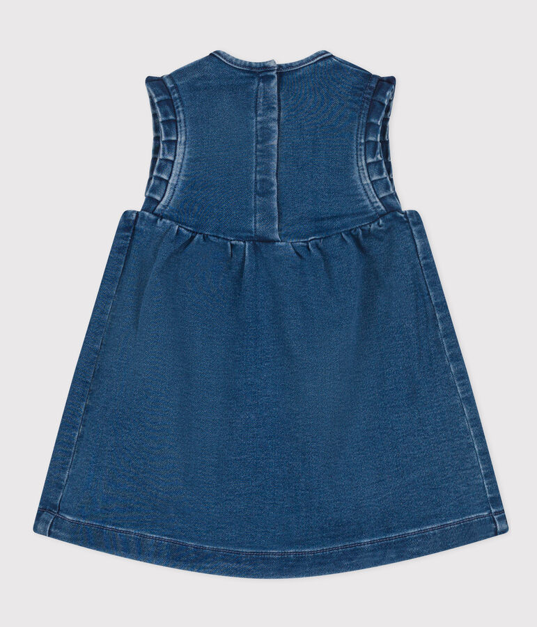 Robe en denim &eacute;coreponsable b&eacute;b&eacute; bleu BLEU DELAVE