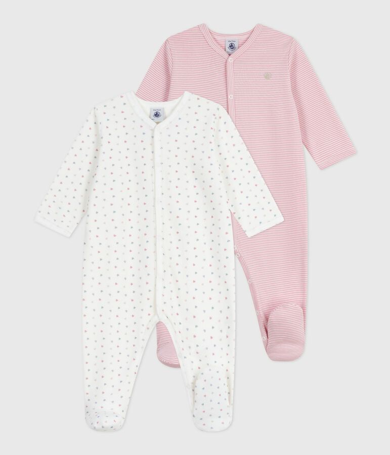 Setje van katoenen babypyjama's met print multicouleur