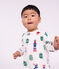 Pyjama b&eacute;b&eacute; en molleton ouverture dos imprim&eacute; No&euml;l blanc/multicouleur