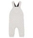 Salopette longue bébé garçon en tubique matelassé