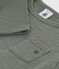 Gevlamd t-shirt met lange mouwen in jersey voor baby's groen THUYA