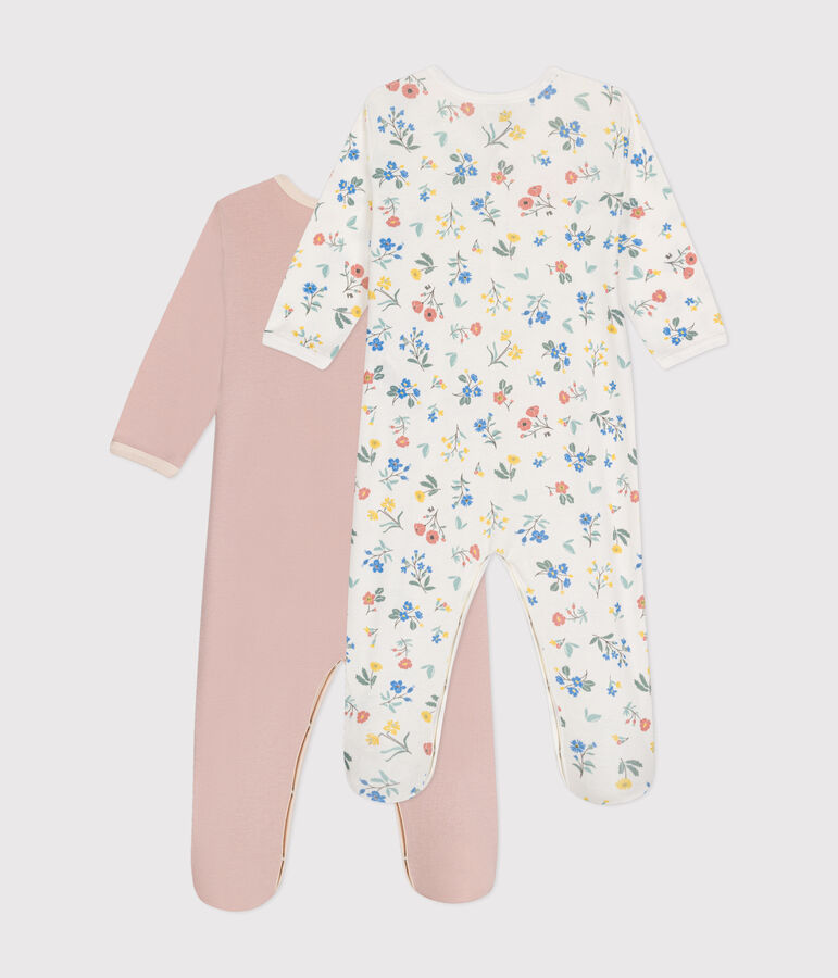 Setje met 2 katoenen babypyjama's variante 1