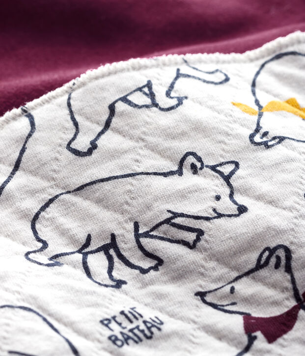 Set van 2 bandana-slabbetjes voor baby's multicouleur