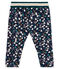 Broek van tubic met print babymeisje blauw SMOKING/wit MULTICO