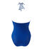 Eendelig damesbadpak wit MARSHMALLOW/blauw PERSE/ MULTICO