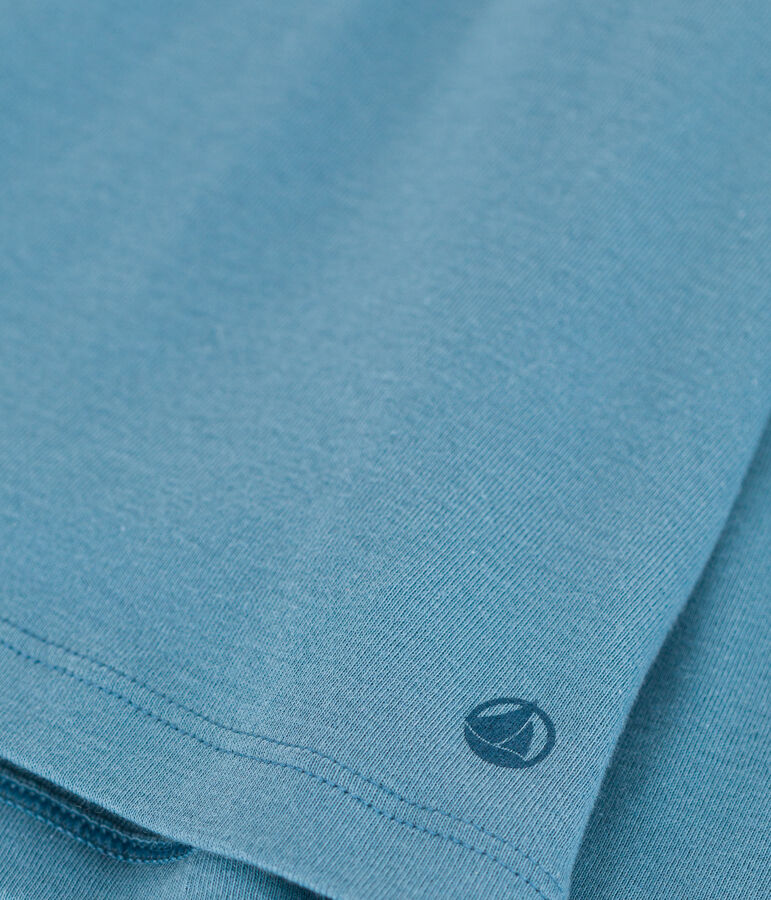 Blouse en coton enfant fille bleu