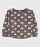 Sweater met print in molton voor meisjes / jongens BONGRIS/ MULTICO
