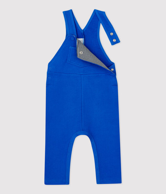 Salopette longue en molleton bébé bleu DELFT