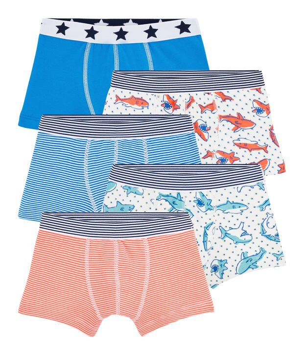 Set van 5 boxershorts voor jongens multicouleur