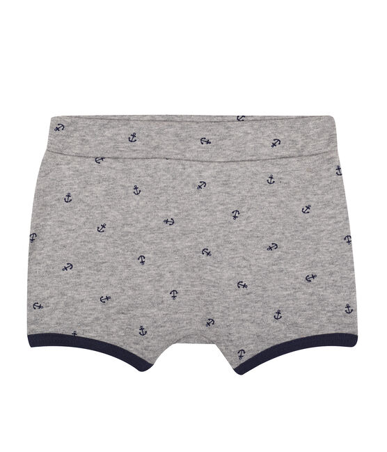 Short bébé garçon imprimé gris SUBWAY/bleu SMOKING