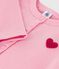 Effen katoenen vestje voor kinderen roze