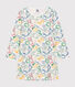 Chemise de nuit en coton motif fleurs enfant