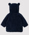 Manteau sherpa bébé fille bleu SMOKING