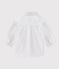 Chemise bébé garçon manches retroussables blanc ECUME