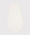 Fluwelen babytrappelzak met walvisprint - TOG 3 wit MARSHMALLOW/ HERBIER