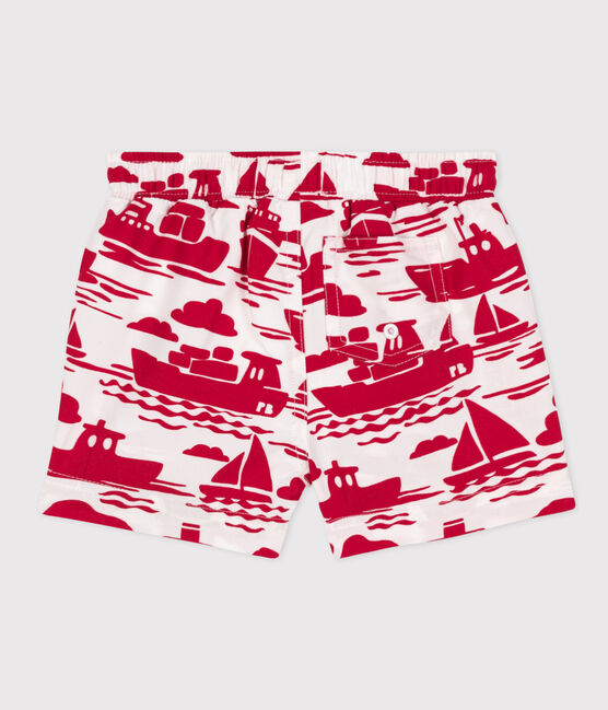 Short de bain bébé en matière recyclée rouge AVALANCHE/ ROUGE