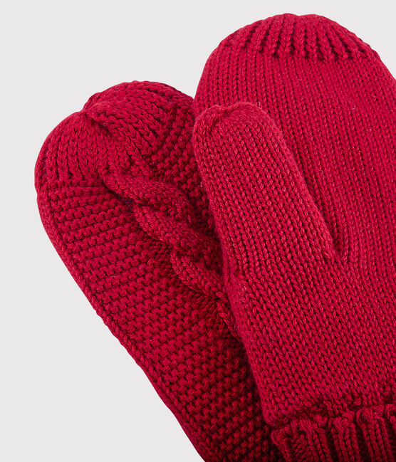 Meisjes/jongens wanten rood TERKUIT