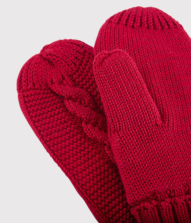 Meisjes/jongens wanten rood