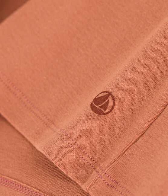 L'ICONIQUE, dames-T-shirt met ronde hals in katoen roze SIENNA