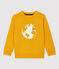 Molton jongens sweatshirt geel BOUDOR