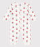 Dors-bien sans pieds fleurs en coton blanc MARSHMALLOW/blanc MULTICO