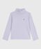 Sous-pull enfant en coton à rayures blanc SQUAW/ MARSHMALLOW
