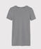 T-shirt col rond iconique en coton Femme bleu SMOKING/blanc MARSHMALLOW