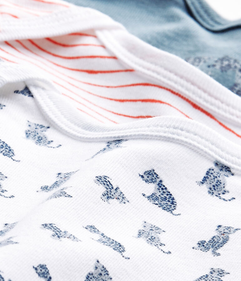 Set van 3 body's met korte mouwen voor babyjongens wit LOT