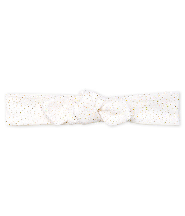 Haarband voor meisjes wit/roze