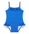 Badpak met stippen voor babymeisjes blauw PERSE/wit MARSHMALLOW