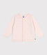 Cardigan bébé en coton point fantaisie