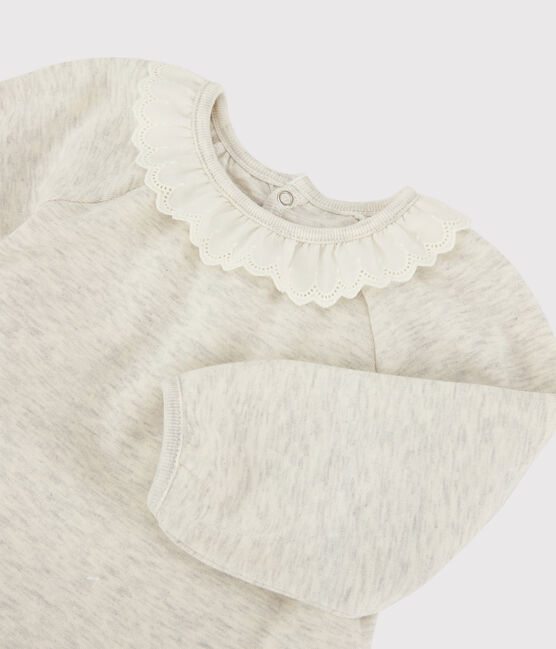 Katoenen blouse baby. beige MONTELIMAR CHINE