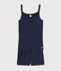 Pyjacourt marine fille-femme en coton