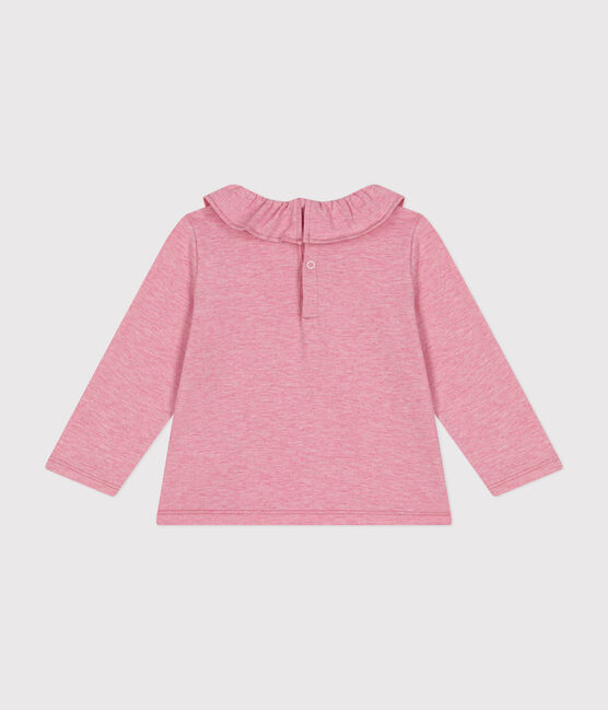 Blouse manches longues en jersey bébé rose ROSELINE CHINE