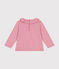 Blouse manches longues en jersey bébé rose ROSELINE CHINE
