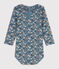 Body manches longues bébé à collerette imprimé fleuri en coton ROVER/ MULTICO