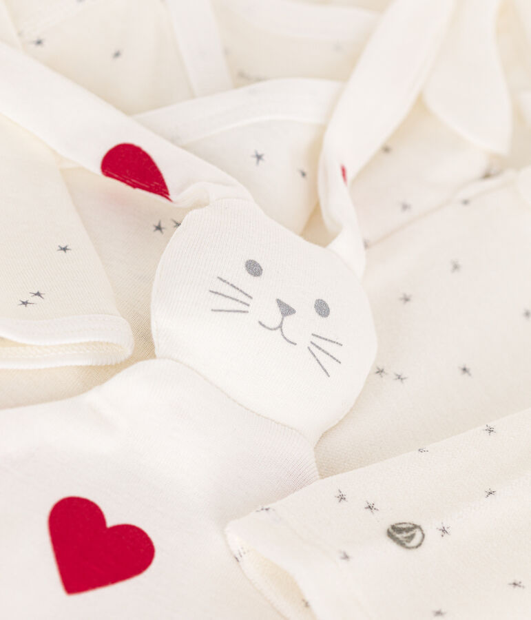 Een driedelig setje voor de baby multicouleur