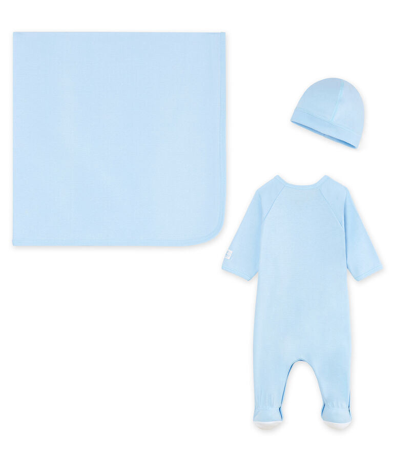 Cadeaukoffer voor pasgeborene van gebreide stof variante 2