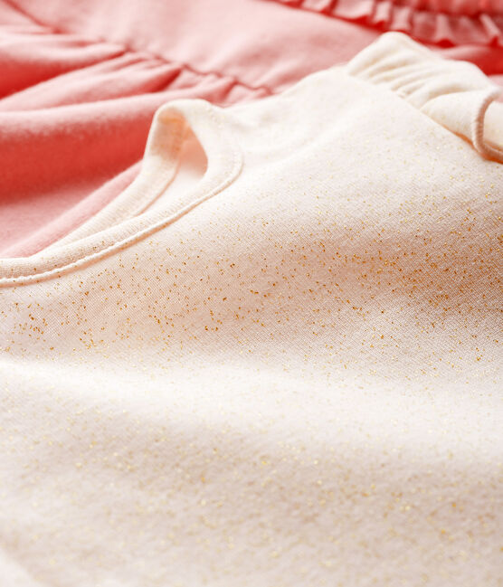 Lot de 2 tee shirts manches longues bébé fille variante 1